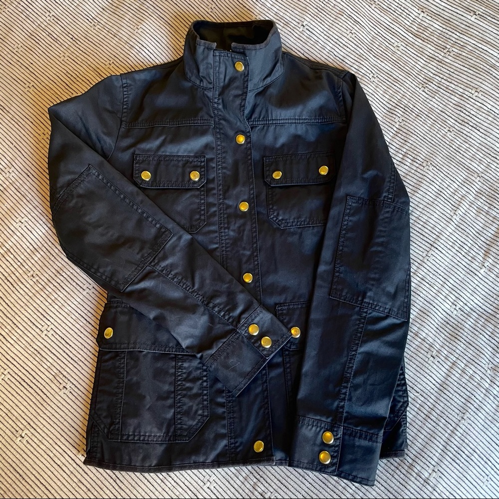 J. Crew Downtown Field Jacket -  BLACK, SMALL
